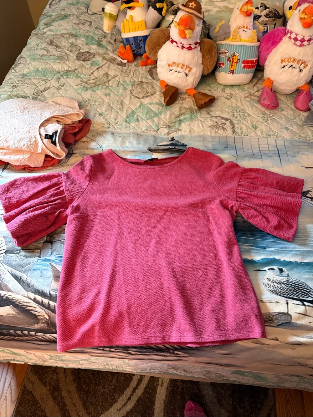 Express Set of 2 Statement Sleeve Tops